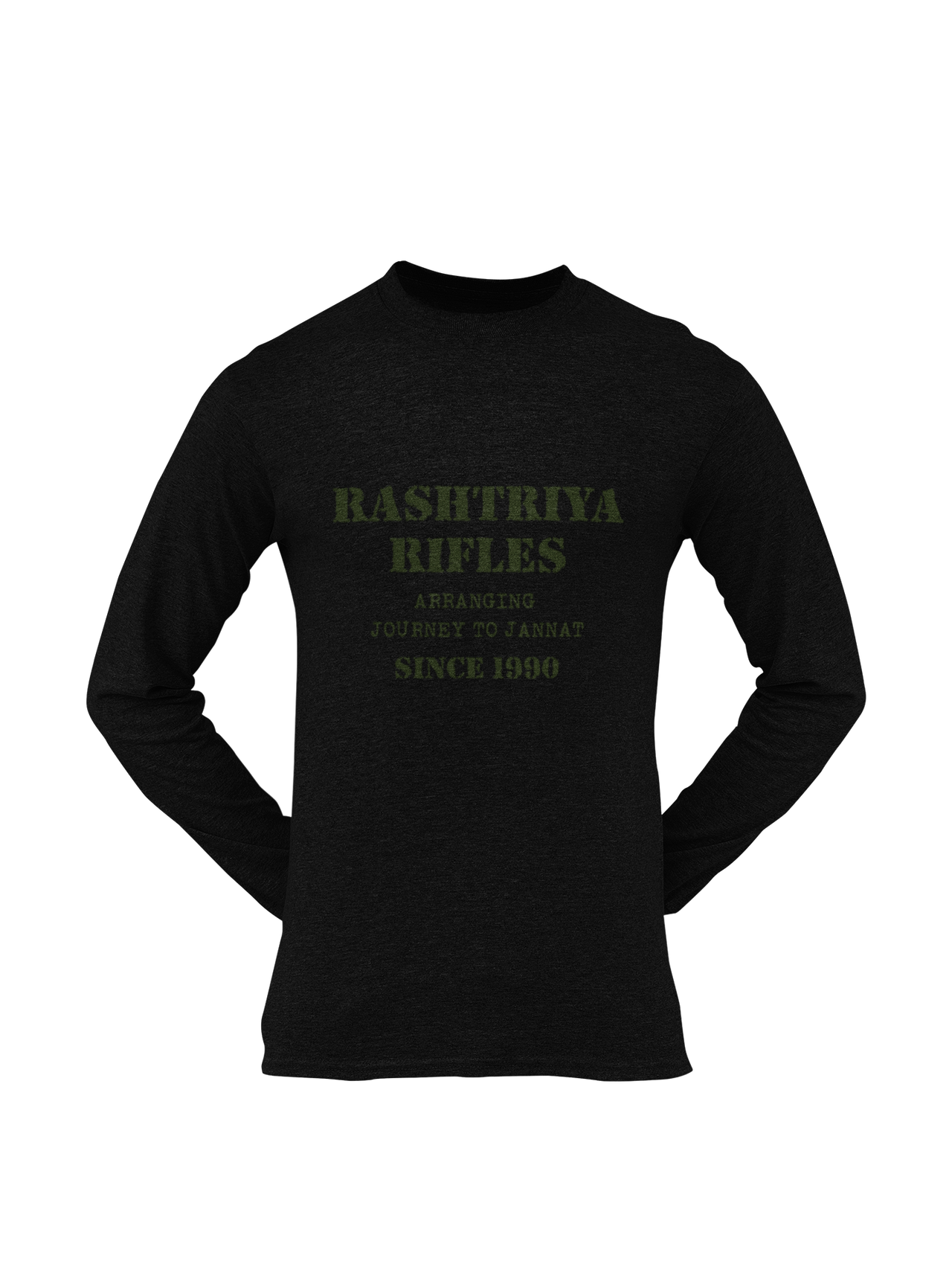 Rashtriya Rifles T-shirt - Arranging Journey to Jannat..... ( Men)