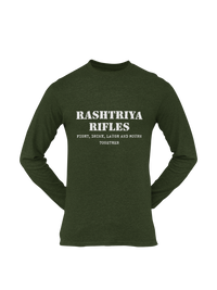 Thumbnail for Rashtriya Rifles T-shirt - Fight, Drink, Laugh & Mourn Together ( Men)