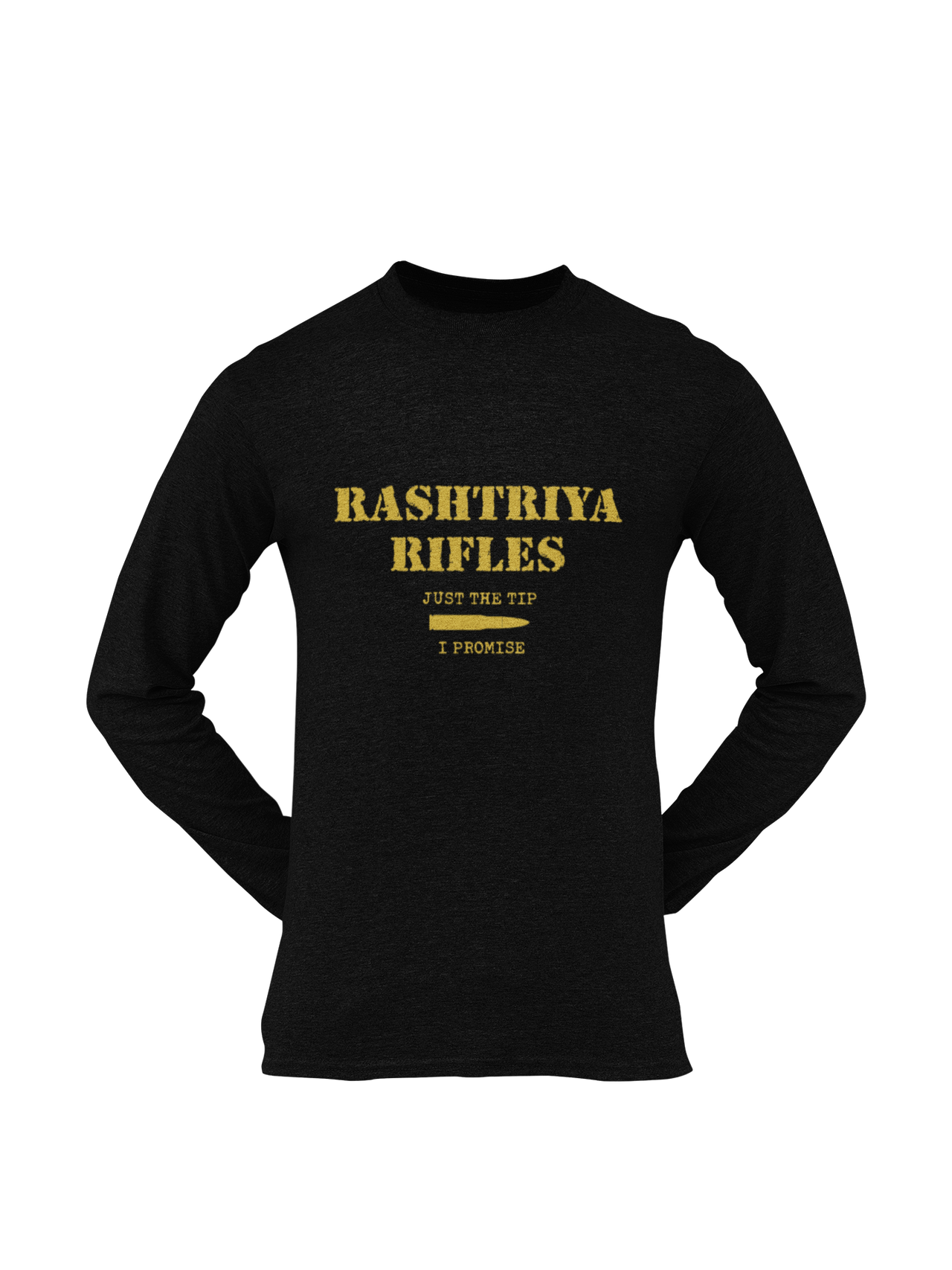 Rashtriya Rifles T-shirt - RR Just the Tip, I Promise ( Men)