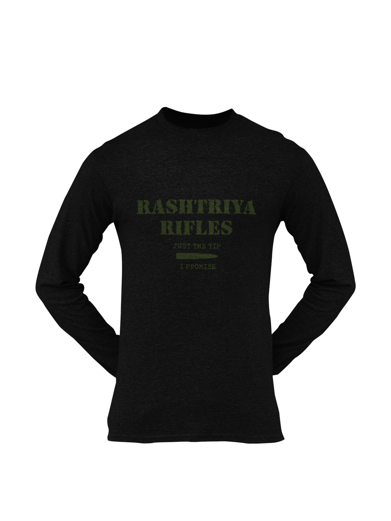 Rashtriya Rifles T-shirt - RR Just the Tip, I Promise ( Men)