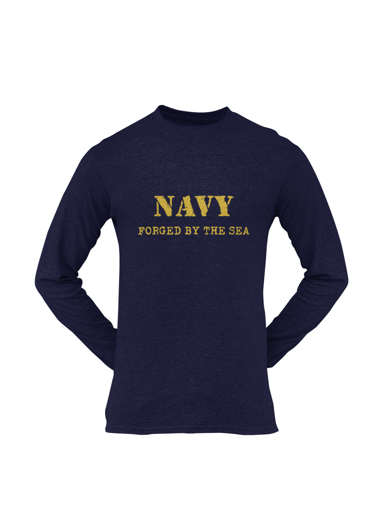Navy T-shirt - Navy, Forged By The Sea (Men)