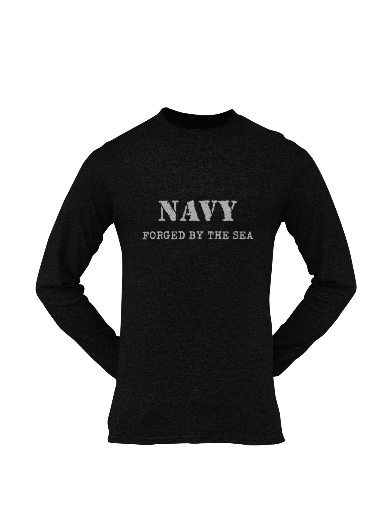 Navy T-shirt - Navy, Forged By The Sea (Men)