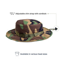 Thumbnail for Military Boonie Hat - Woodland Camo