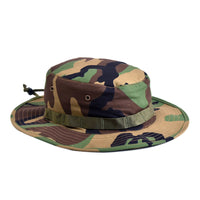 Thumbnail for Military Boonie Hat - Woodland Camo