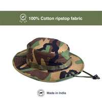 Thumbnail for Military Boonie Hat - Woodland Camo