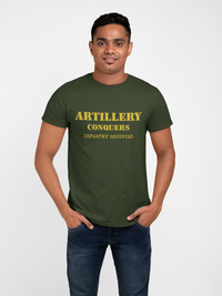 Thumbnail for Artillery T-shirt - Artillery Conquers, Infantry Occupies (Men)