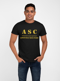 Thumbnail for ASC T-shirt - ASC, Infantry Wins Battles, Logistics Wins Wars (Men)