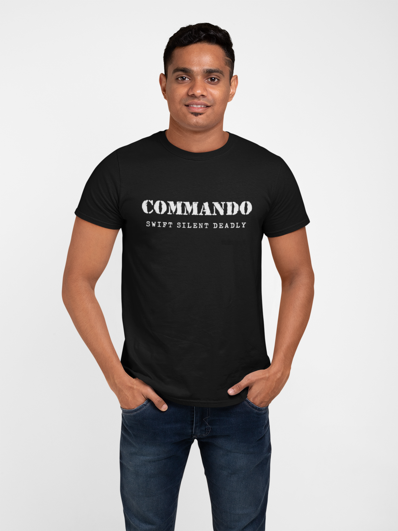 Commando T-shirt - Commando - Swift Silent Deadly (Men)