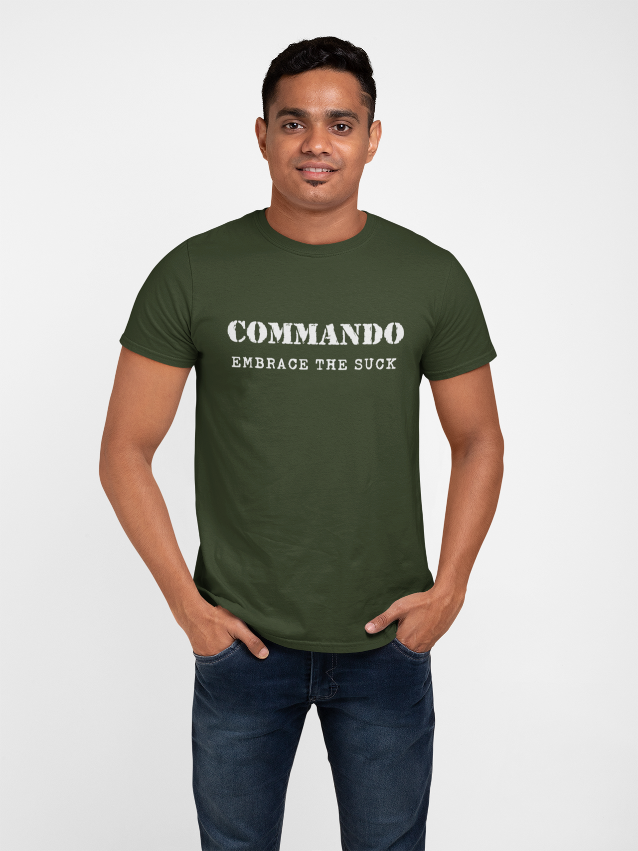 Commando T-shirt - Commando - Embrace The Suck (Men)