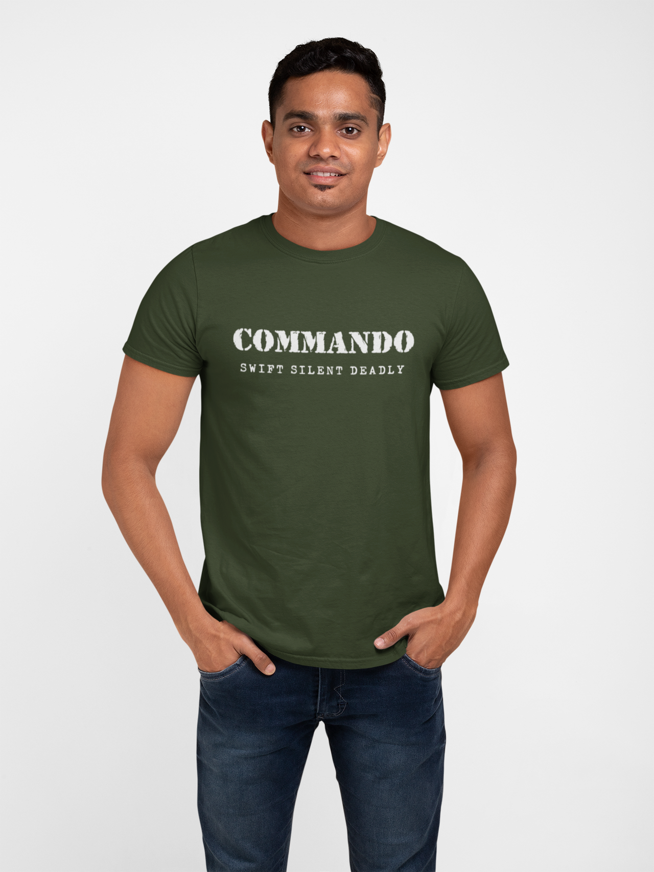 Commando T-shirt - Commando - Swift Silent Deadly (Men)