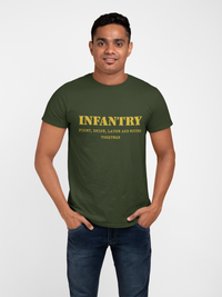 Thumbnail for Infantry T-shirt - Fight, Drink, Laugh and Mourn Together (Men)