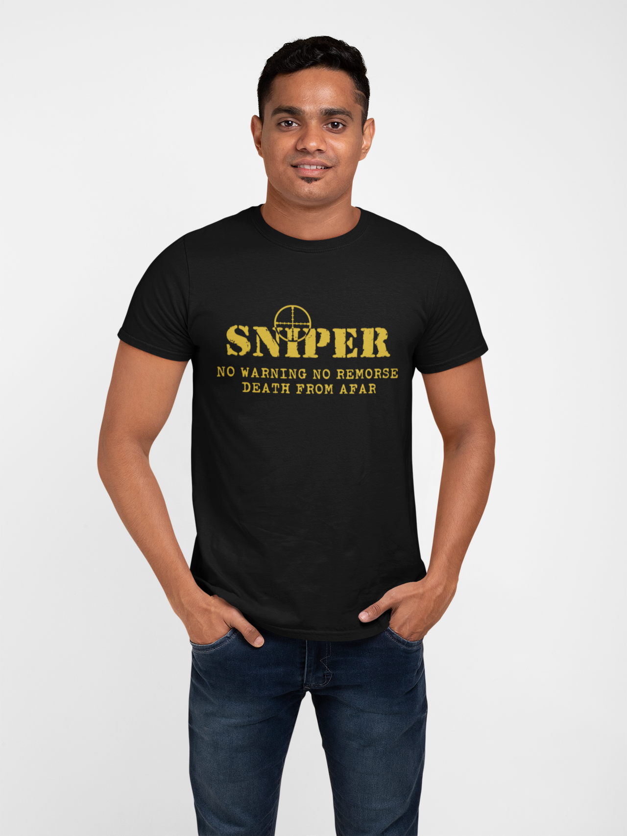 Sniper T-shirt - Sniper, No Warning, No Remorse..... (Men)