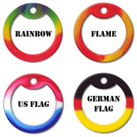 Thumbnail for Set of 2 Multi-Colour Silencers for Dog Tags