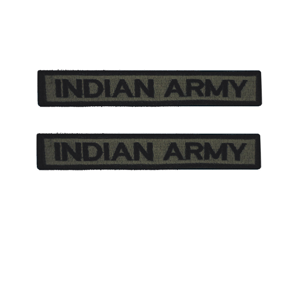 New Indian Army Tape Patch (Set of 2)