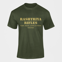 Thumbnail for Rashtriya Rifles T-shirt - Fight, Drink, Laugh & Mourn Together ( Men)