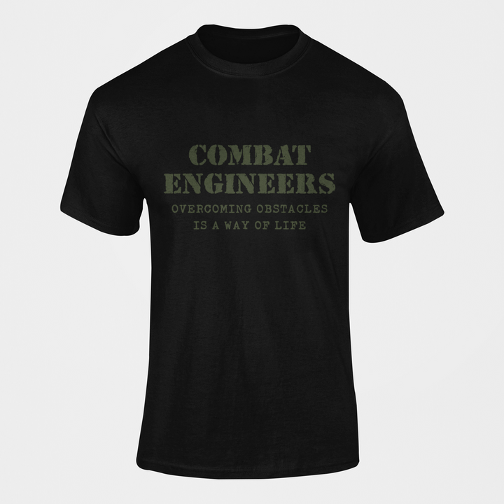 Combat Engineer T-shirt - Overcoming Obstacles..... (Men)