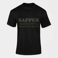 Thumbnail for Sapper T-shirt - We Blow Up People, Who Blow Up People (Men)