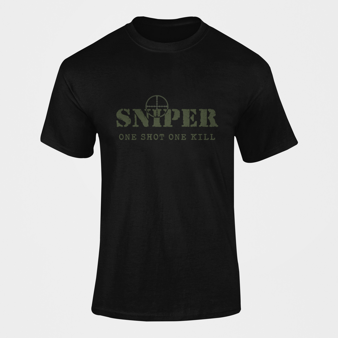 Sniper T-shirt - Sniper, One Shot, One Kill (Men)