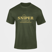 Thumbnail for Sniper T-shirt - Sniper, Student of Triggerometry (Men)