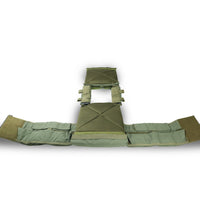 Thumbnail for Tactical Bullet Proof Plate Carrier Vest (for Ordnance Issue Plates and AK Magazine) - Olive Green