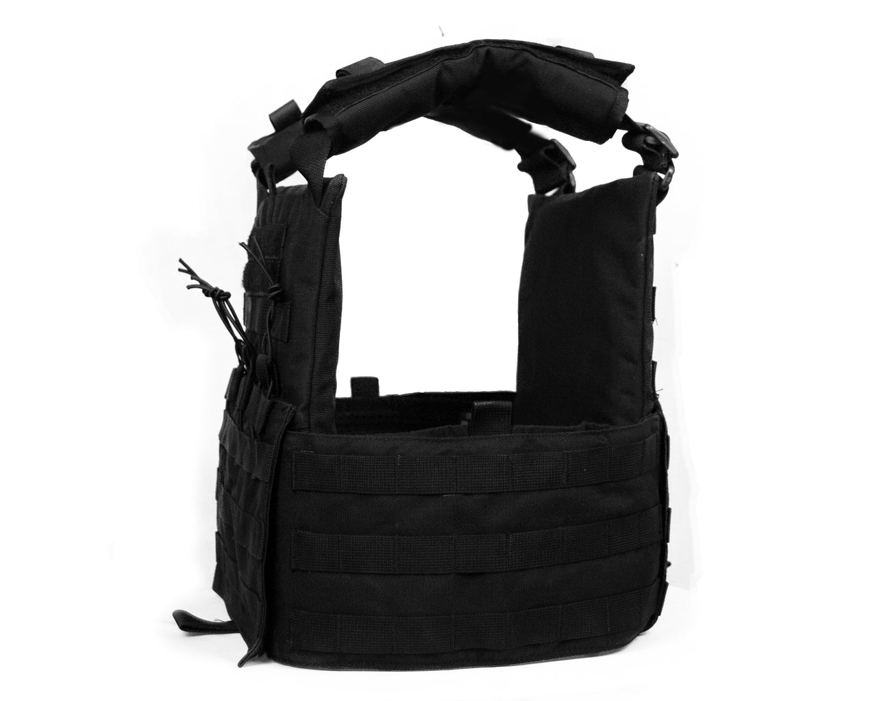 Tactical Bullet Proof Plate Carrier Vest (for Ordnance Issue Plates) - Black