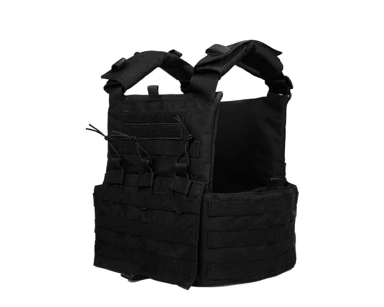 Tactical Bullet Proof Plate Carrier Vest (for Ordnance Issue Plates) - Black