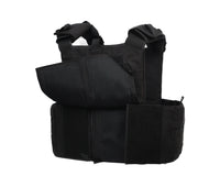 Thumbnail for Tactical Bullet Proof Plate Carrier Vest (for Ordnance Issue Plates) - Black