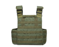 Thumbnail for Tactical Bullet Proof Plate Carrier Vest (for Ordnance Issue Plates) - Olive Green