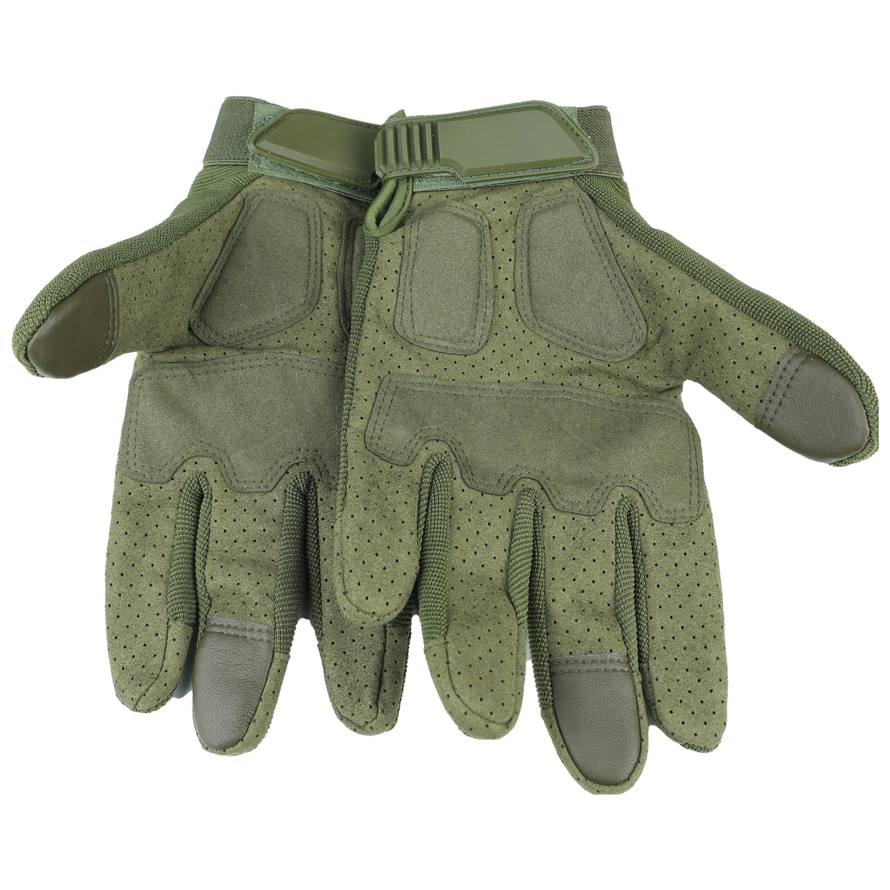 Tactical Full Finger Gloves - Olive Green