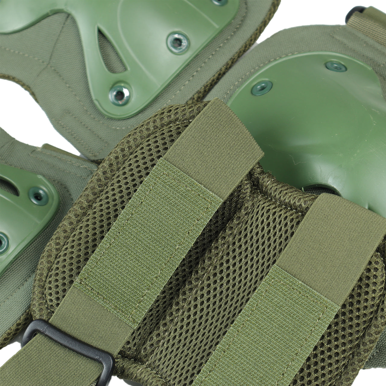 Set of 4 Tactical Knee and Elbow Pads - Olive Green