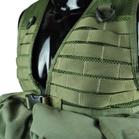Thumbnail for Tactical Vest With Ammunition Pouch - Olive Green