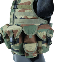 Thumbnail for Tactical Vest With Plate Carrier and Ammunition Pouch