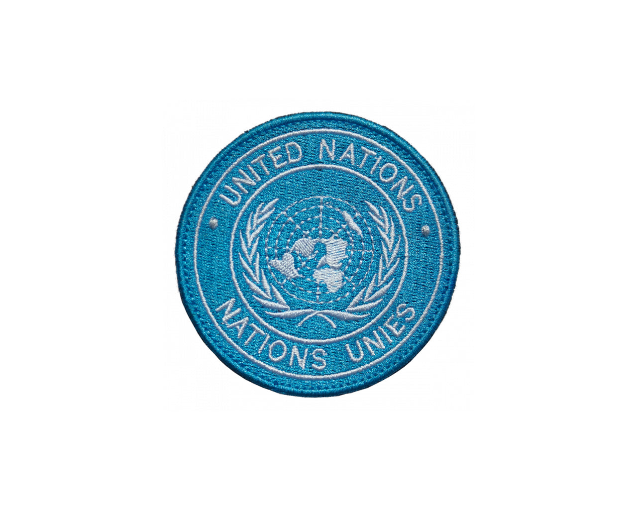 United Nations Logo Patch - 2.75 Inches Dia