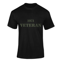 Thumbnail for Military T-shirt - 1971 Veteran (Men)