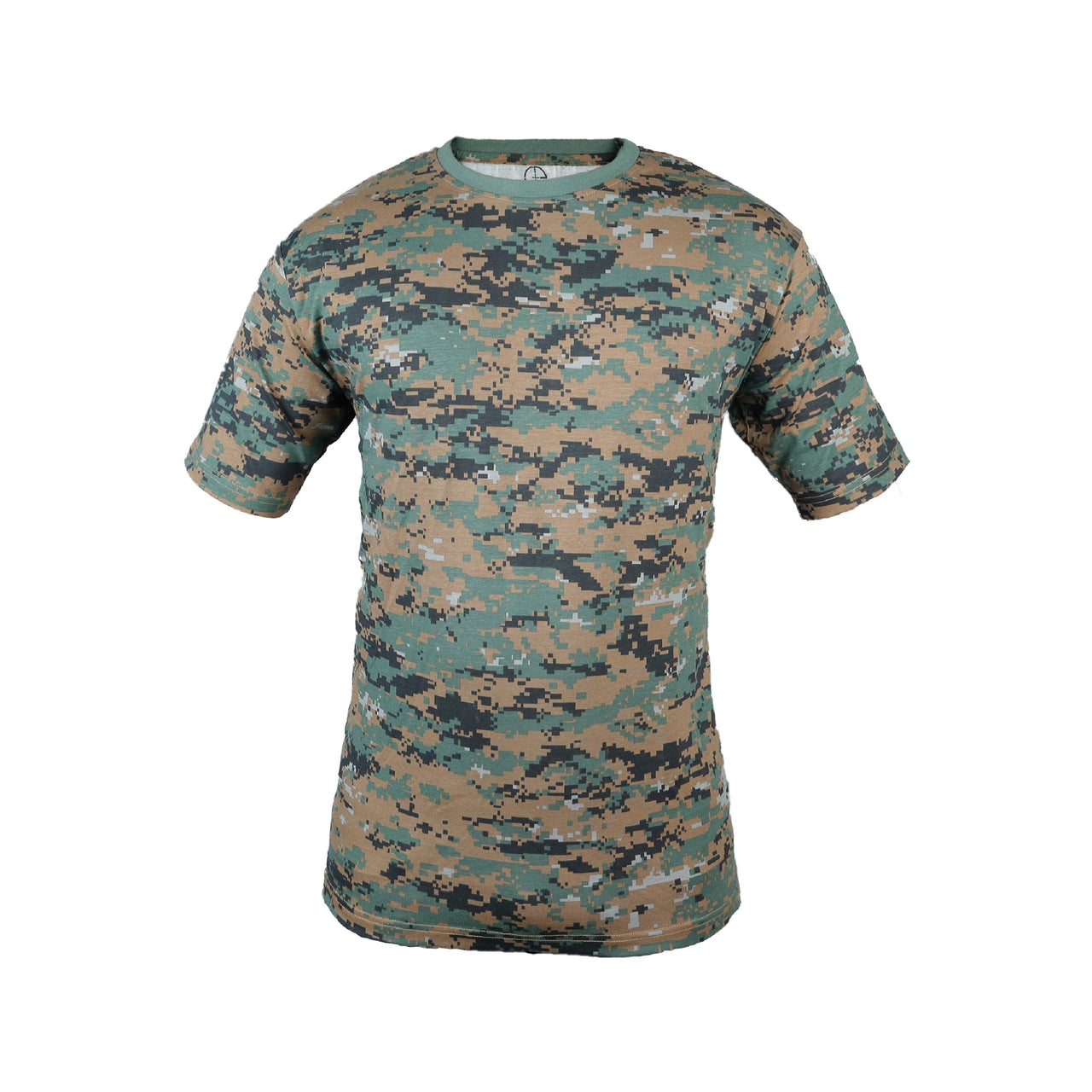 T-shirt-Woodland Digital Camouflage-Half Sleeve