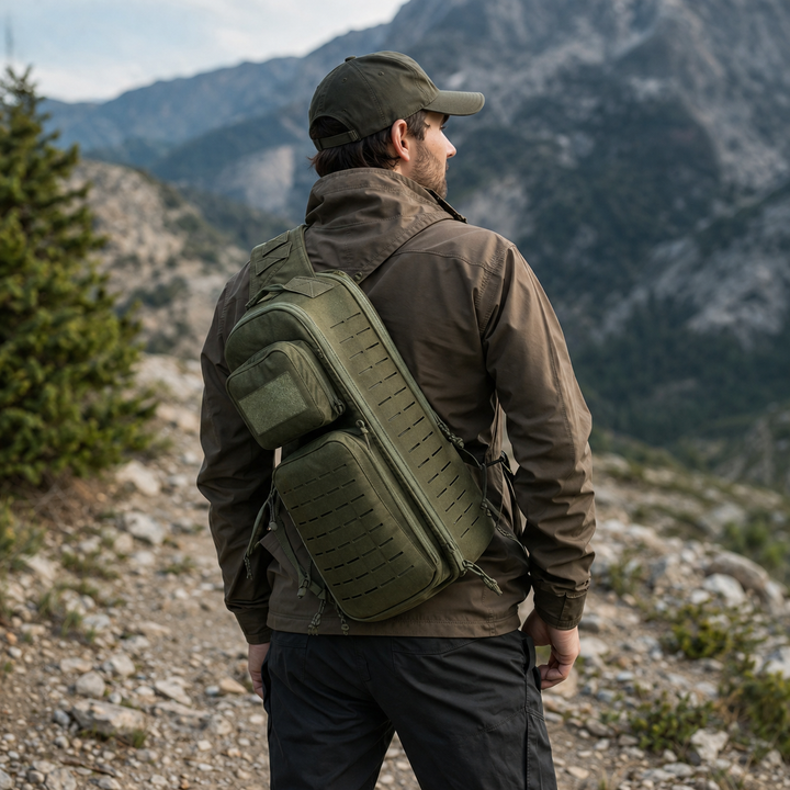 Tactical Lasercut Single Sling Pack