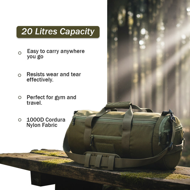 Tactical Traveler Duffle Bag - 20 Liters