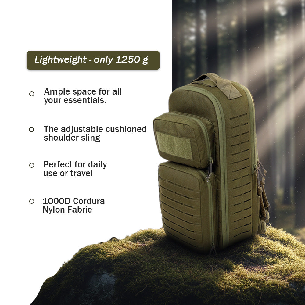 Tactical Lasercut Single Sling Pack