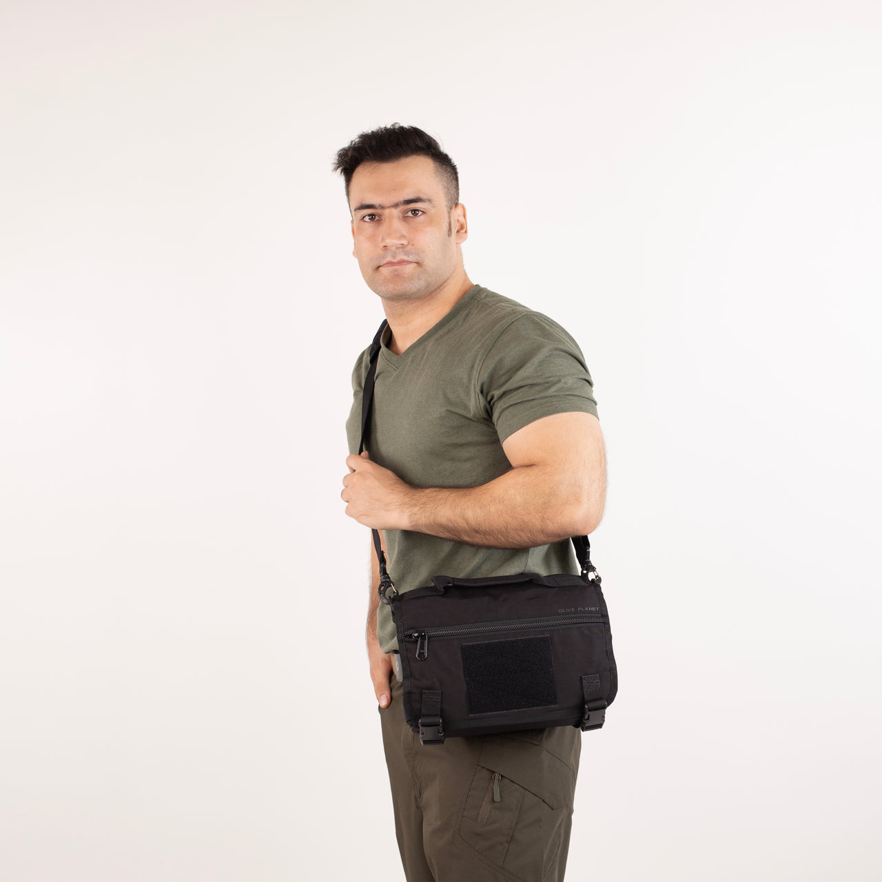 Mini Messenger Bag - Black