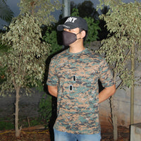 Thumbnail for T-shirt-Woodland Digital Camouflage-Half Sleeve