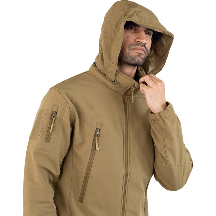 Tactical Softshell Police Jacket - Khaki