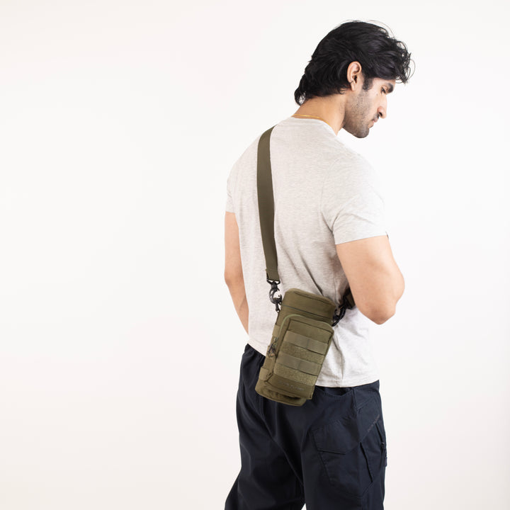 Tactical Water Bottle Pouch With Shoulder Strap