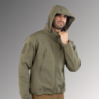 Thumbnail for Tactical Softshell Military Jacket  - Olive Green