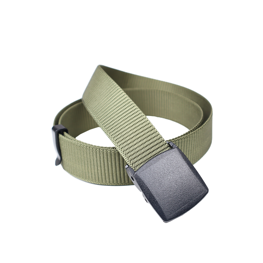 Nilon Balte Nylon Belt Airport Friendly Casual Military Nylon Belt – Olive Planet