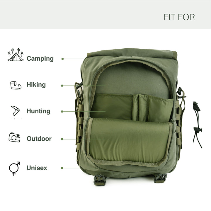 Military Laptop Backpack - 15 Inches