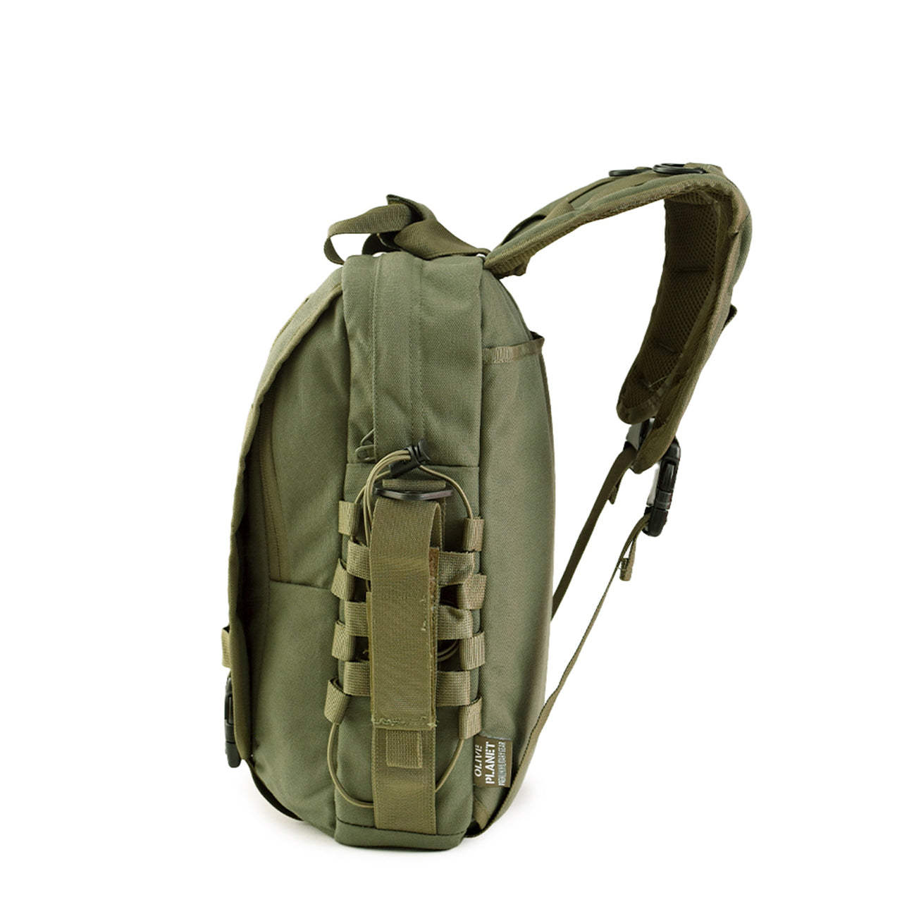 MOLLE Double Magazine Pouch | Open Top Bungee Closure | Camo – Olive Planet