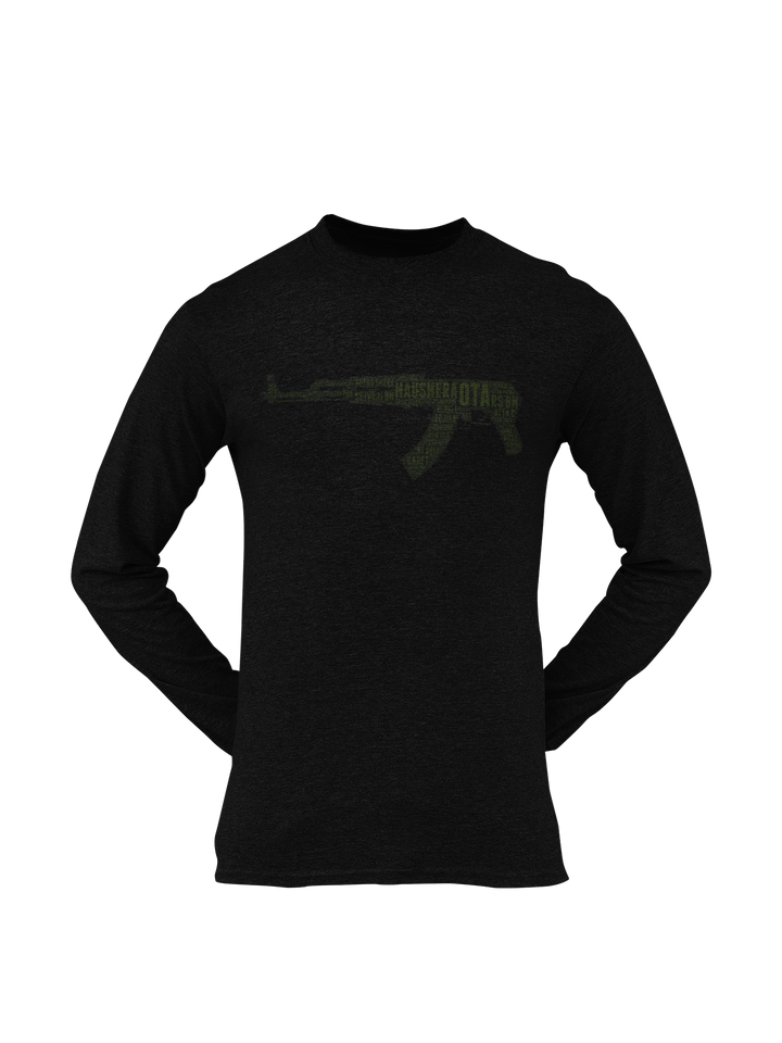 OTA T-shirt - Word Cloud Naushera - AK-47 Folding Stock (Men)