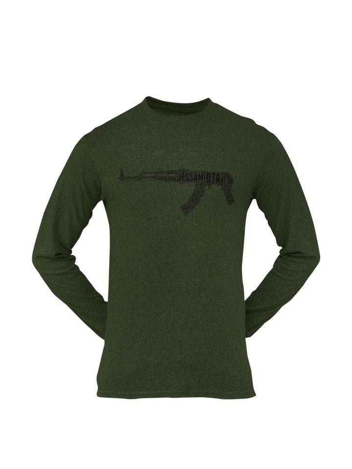 OTA T-shirt - Word Cloud Jessami - AK-47 Folding Stock (Men)