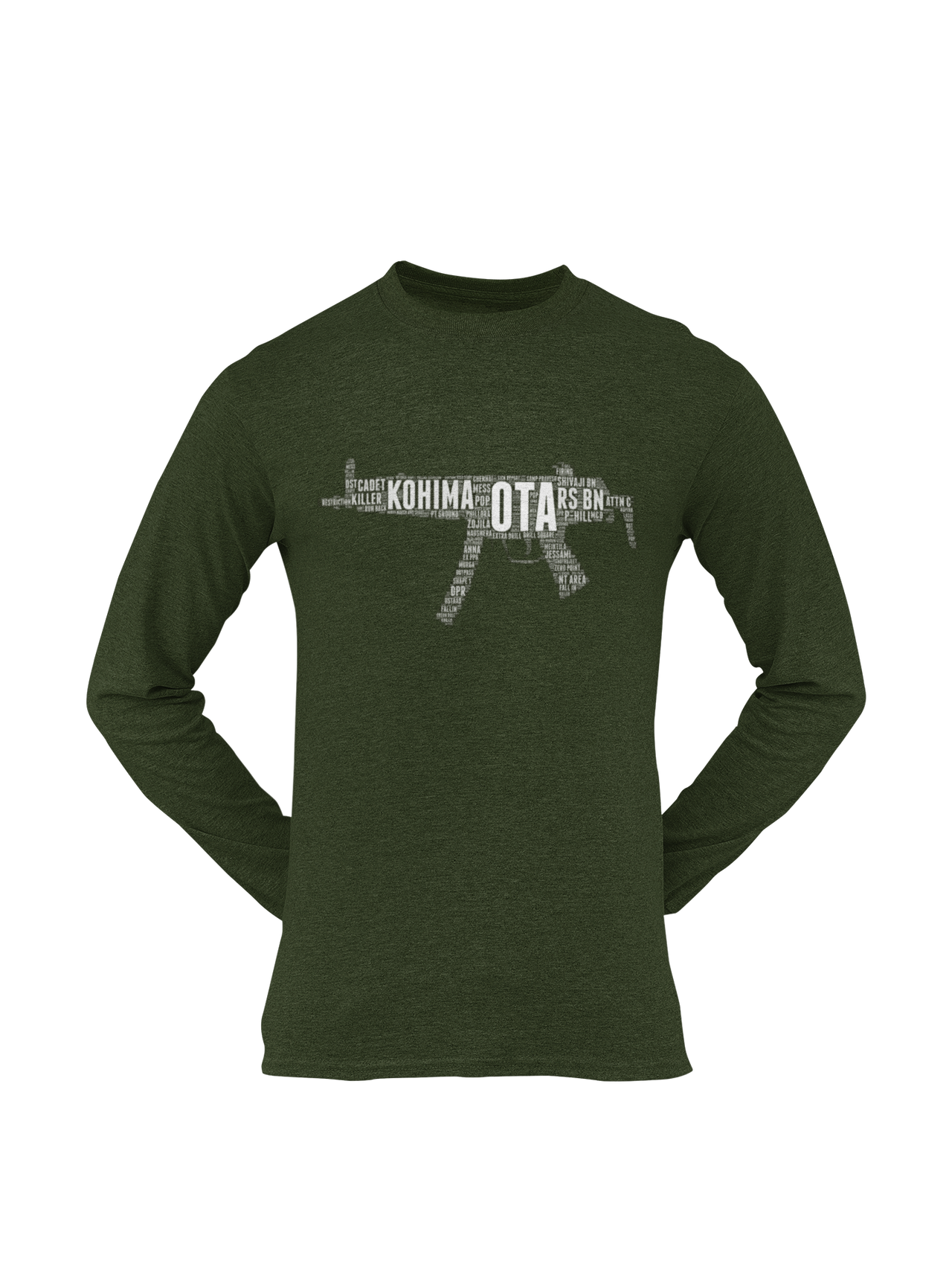 OTA T-shirt - Word Cloud Kohima - MP5 (Men)