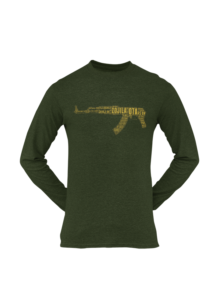 OTA T-shirt - Word Cloud Zojila - AK-47 Folding Stock (Men)